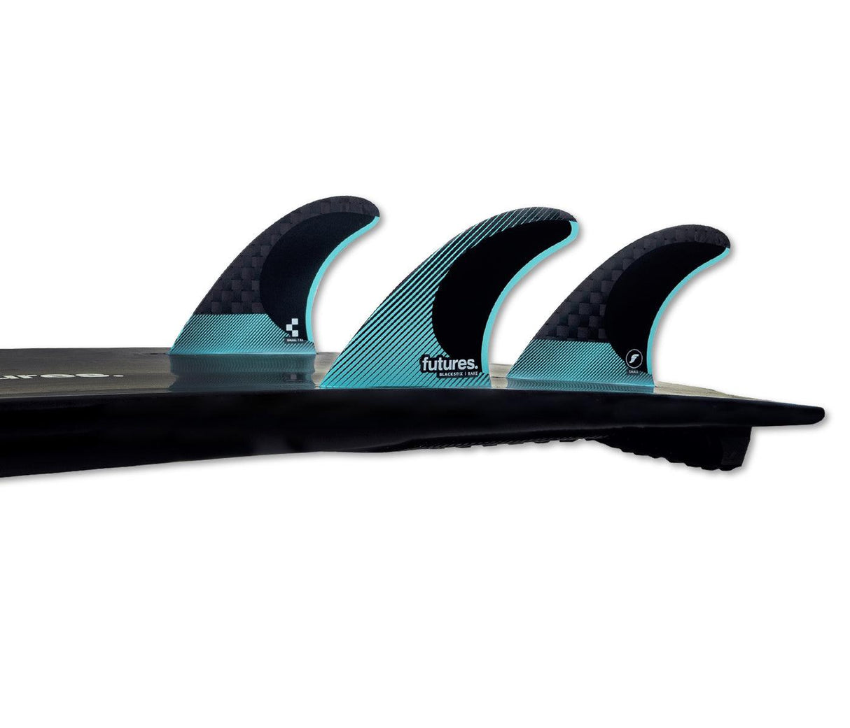 R4 Blackstix (Small) | FUTURES FINS | Beachin Surf