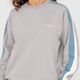 Racing Stripes 2.0 Oversized Crew Fleece - Beachin Surf