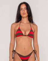 Rack City Contrast Triangle Bikini Top - Beachin Surf
