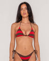 Rack City Contrast Triangle Bikini Top - Beachin Surf