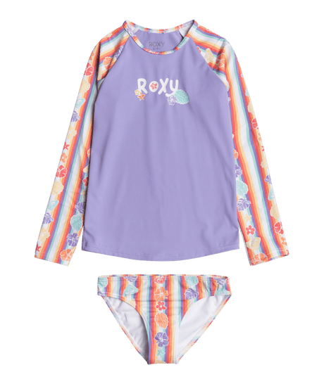 RAINBOW BAY STRIPE LS LYCRA ST - Beachin Surf