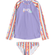 RAINBOW BAY STRIPE LS LYCRA ST - Beachin Surf