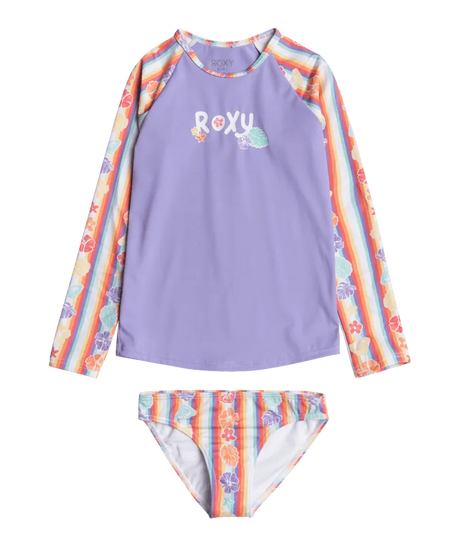 RAINBOW BAY STRIPE LS LYCRA ST - Beachin Surf