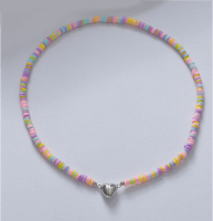 RAINBOW HEISHI W/ MAGNETIC HEART CLASP - Beachin Surf