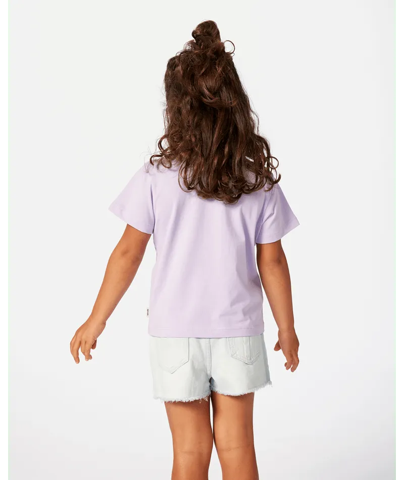Rainbow Tropics Art Tee-Girl - Beachin Surf