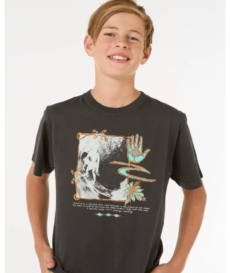 Raw Energy Gecko Tee - Boy - Beachin Surf