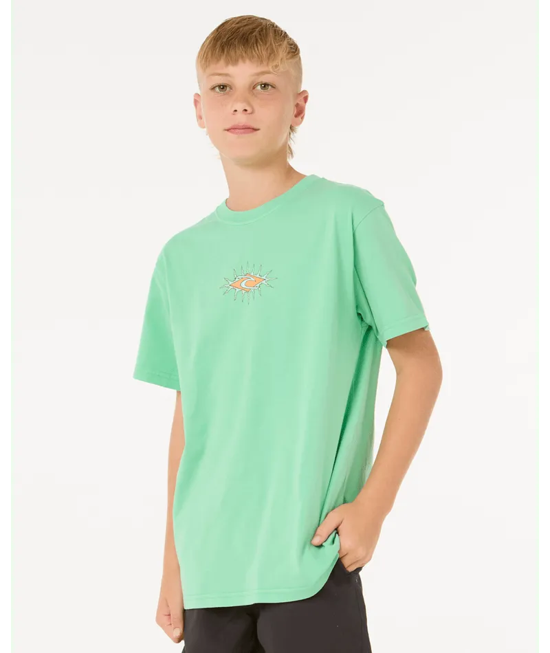Raw Energy Skull Tee -Boy - Beachin Surf