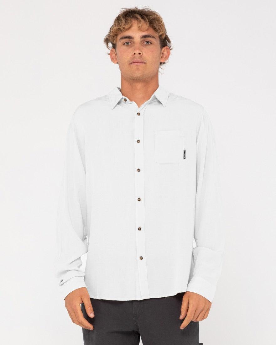 Razor Long Sleeve Rayon Shirt - Beachin Surf