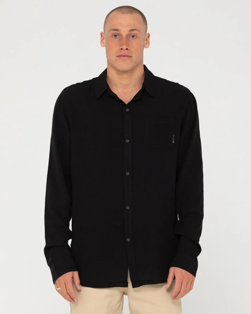Razor Long Sleeve Rayon Shirt - Beachin Surf