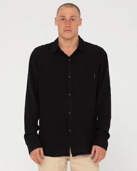 Razor Long Sleeve Rayon Shirt - Beachin Surf