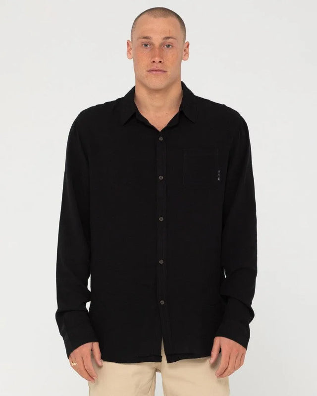 Razor Long Sleeve Rayon Shirt - Beachin Surf