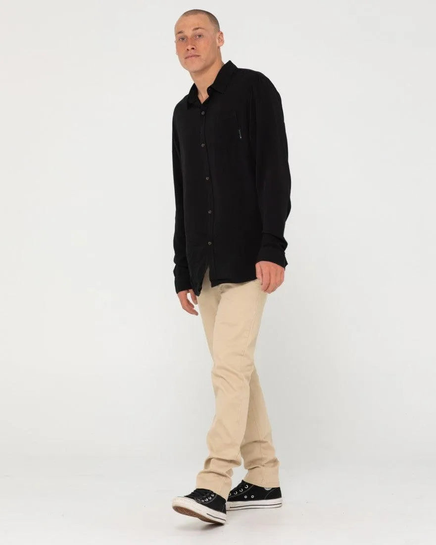 Razor Long Sleeve Rayon Shirt - Beachin Surf