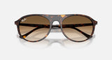 RB2215 - Havana/Clear Gradient Brown - Beachin Surf