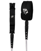 Creatures of Leisure Reliance 2.0 Medium Duty 6ft leash - Clear White Twist Black