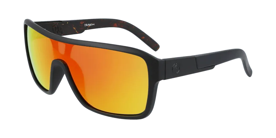 Remix Matte Black Inferno W/ Lumalens Red Ion - Beachin Surf