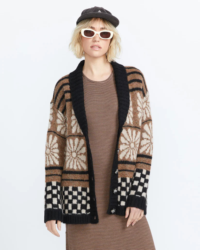 Rent Free Cardigan - Beachin Surf