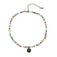 Retro CHoker W/Gold Antique Charm - Beachin Surf