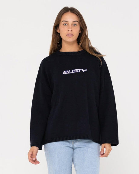 Rider Relaxed Crew Neck Knit - Beachin Surf