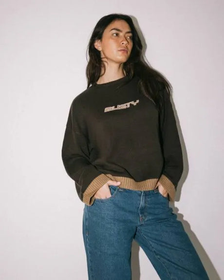 Rider Relaxed Crew Neck Knit - Beachin Surf