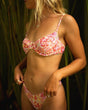Rio Hibiscus Printed Balconette Bikini Top - Beachin Surf