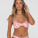 Rio Hibiscus Printed Balconette Bikini Top - Beachin Surf