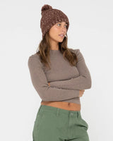 Rollin Pom Pom Beanie - Beachin Surf