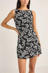 Roselle Tie Back Mini Dress - Beachin Surf