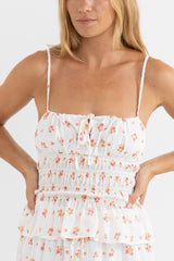 Rosie Floral Tie Front Top