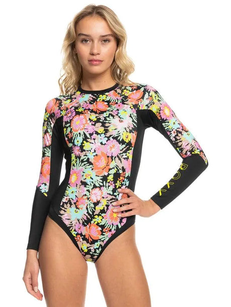 Roxy Active Ls Onesie Pt - Beachin Surf