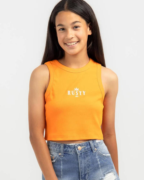 Rusty Sunrise Racer Tank Girls - Beachin Surf