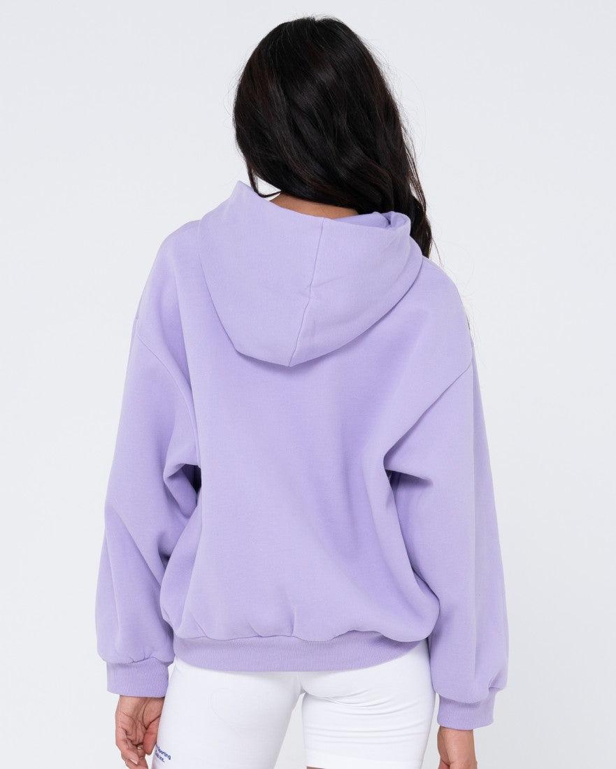 Rusty Script Oversize Hooded Fleece - Beachin Surf