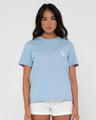 Rusty Signature Relaxed Tee - Beachin Surf