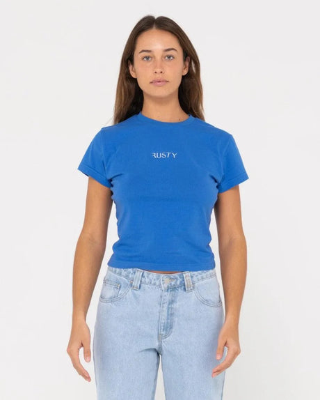 Rusty Signature Skimmer Baby Tee - Beachin Surf