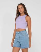 Rusty Sunrise Racer Tank Top - Beachin Surf