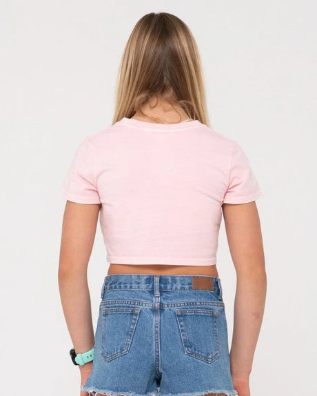 Rusty Sunset Baby Tee Girls - Beachin Surf