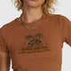Rvca Radio Baby Tee - Beachin Surf