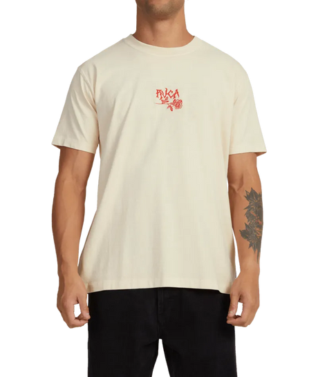 Rvca Roses Short Sleeve Tee - Beachin Surf