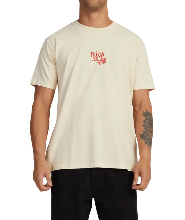 Rvca Roses Short Sleeve Tee - Beachin Surf