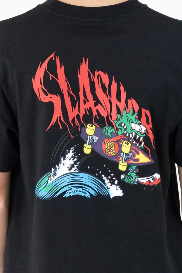 Santa Cruz Youth Sc Meek Og Slasher Tee - Beachin Surf