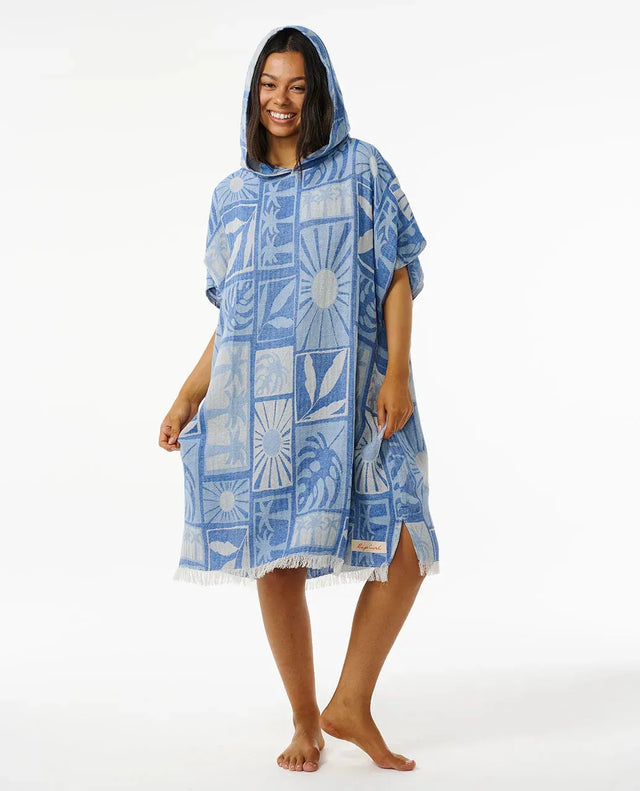 Santorini Sun Hooded Towel - Beachin Surf