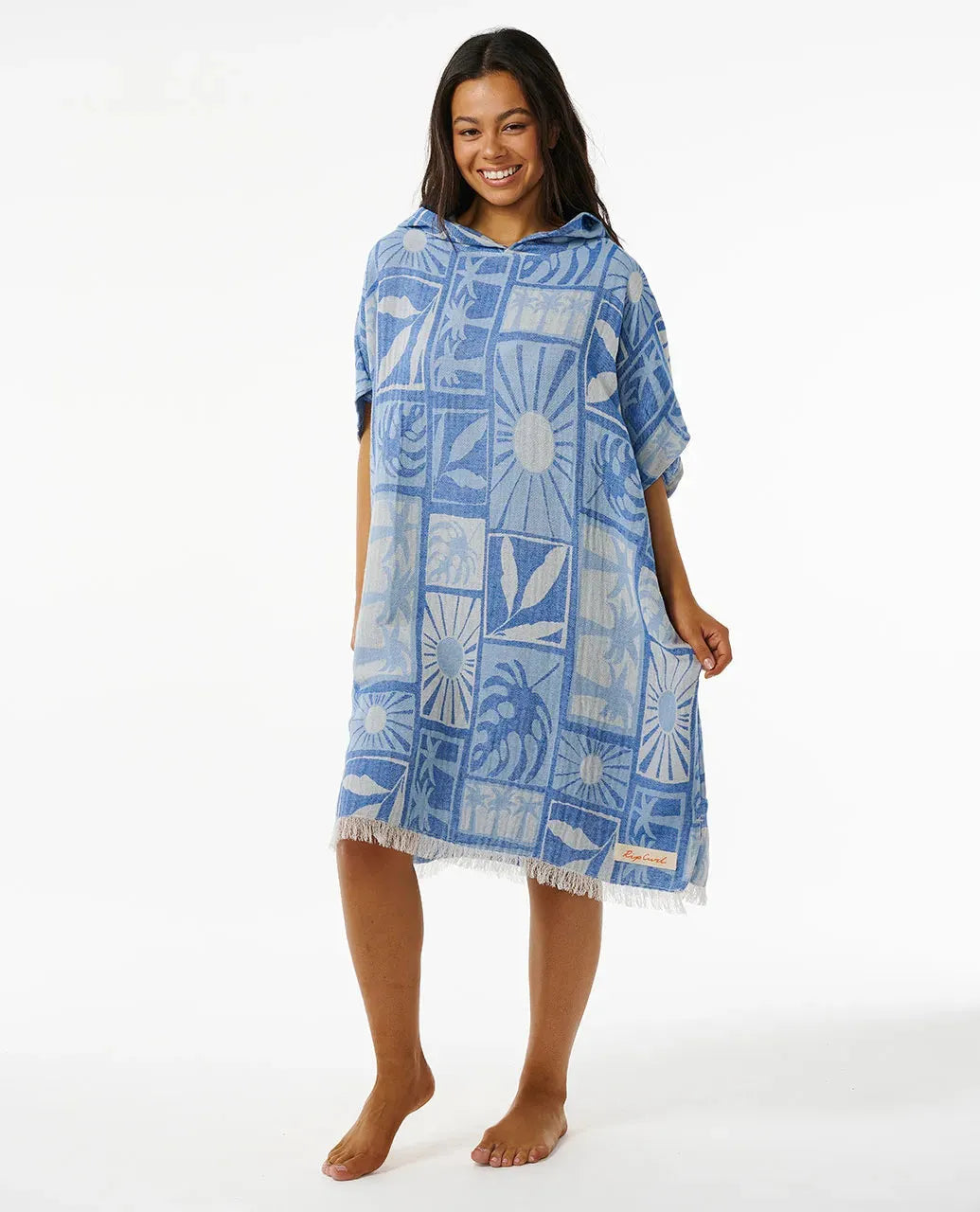 Santorini Sun Hooded Towel - Beachin Surf