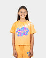 Scattered Strip Front Santa Cruz Girls S/S T-Shirt - Beachin Surf