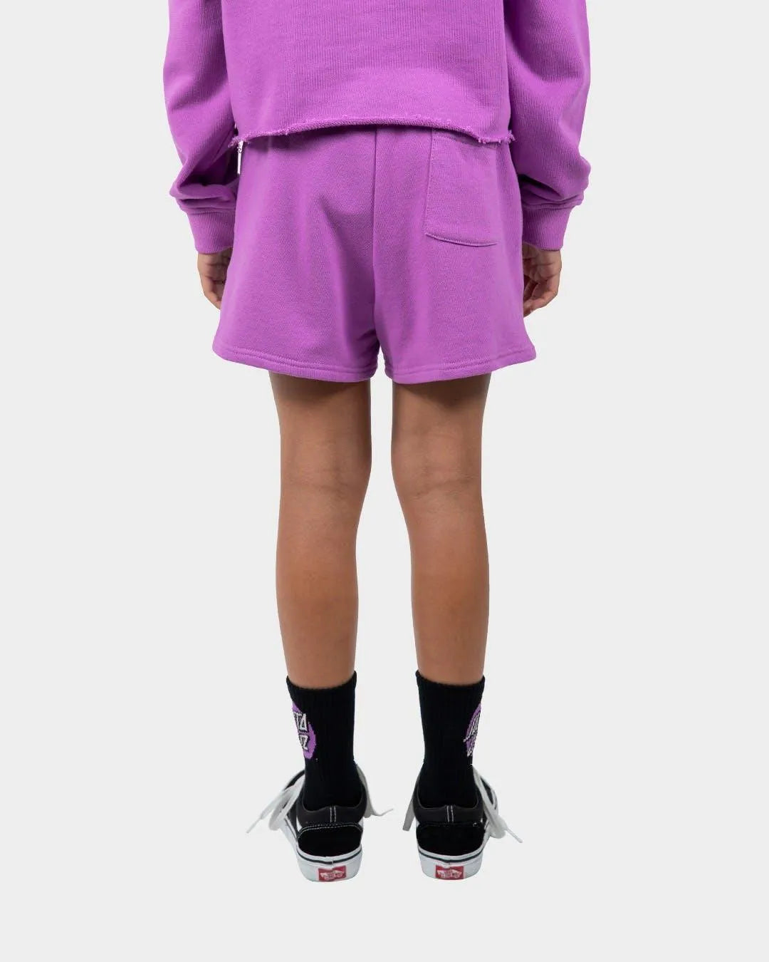 Scattered Strip Santa Cruz Girls Track Shorts - Beachin Surf