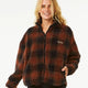 SEA OF DREAMS CHECK FLEECE - Beachin Surf
