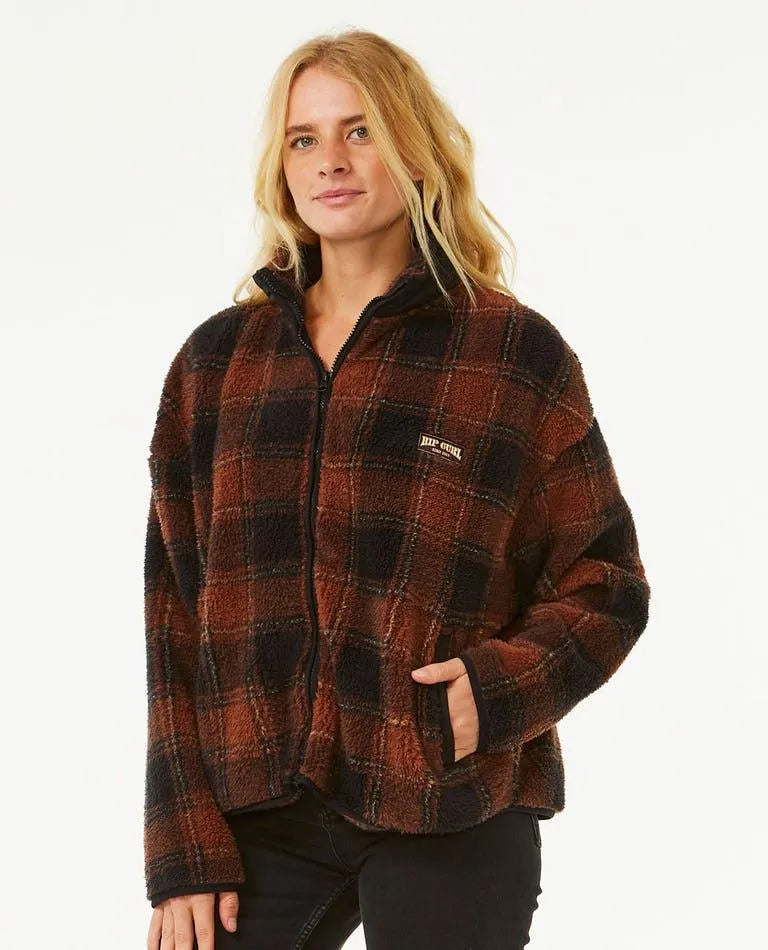 SEA OF DREAMS CHECK FLEECE - Beachin Surf