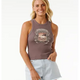 Sea Shells Rib Tank - Beachin Surf
