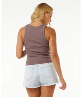 Sea Shells Rib Tank - Beachin Surf
