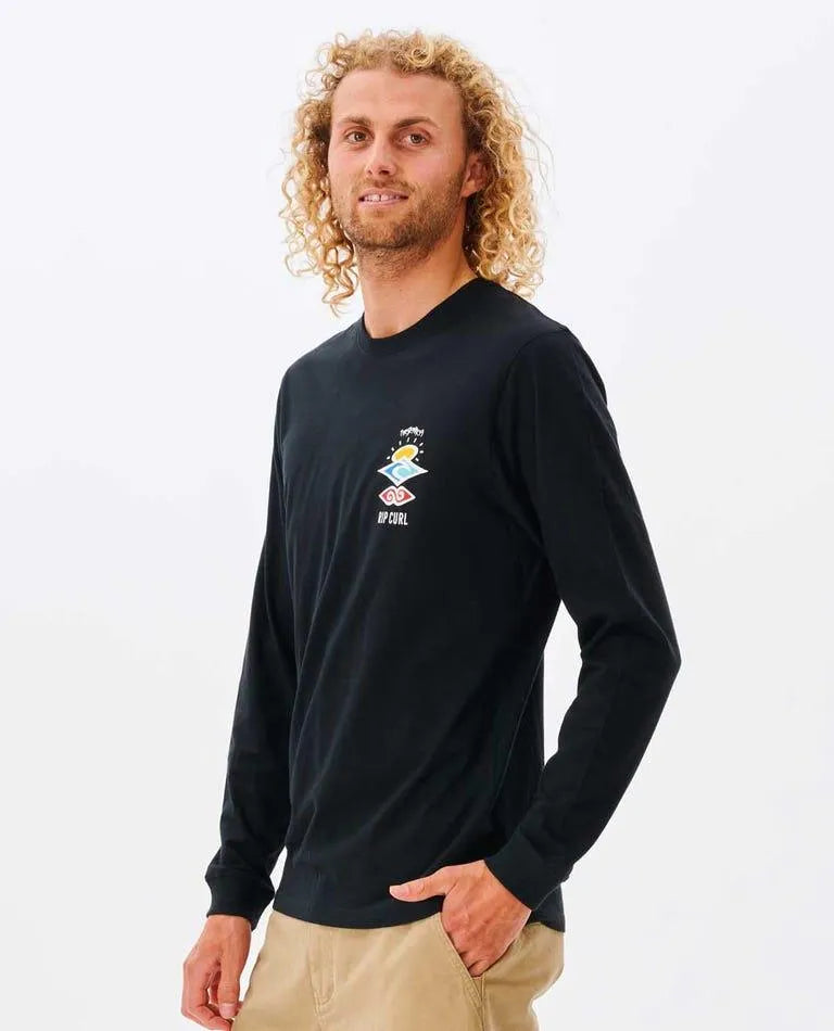 Search Icon Long Sleeve Tee - Beachin Surf