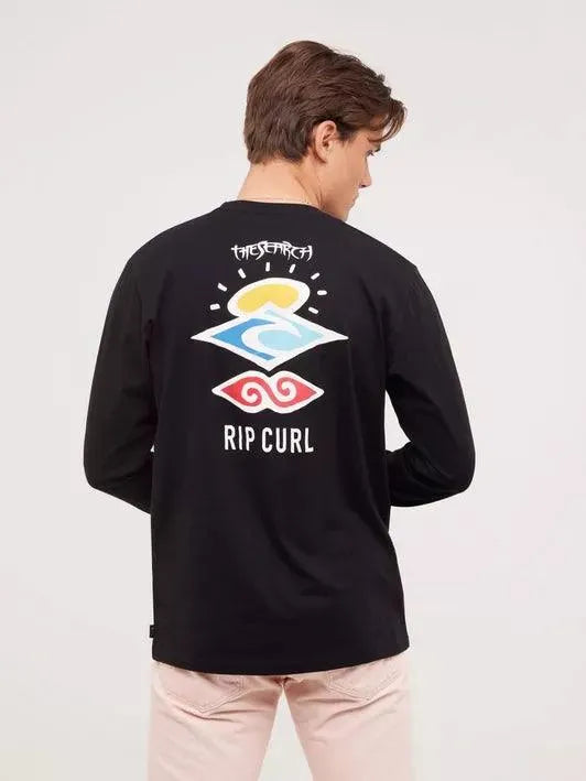 Search Icon Long Sleeve Tee - Beachin Surf