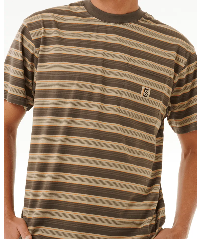 Search Stripe Tee - Beachin Surf